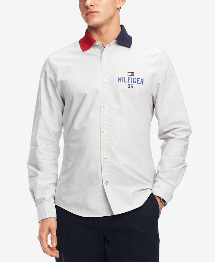 tommy hilfiger custom fit coupe sur mesure shirt