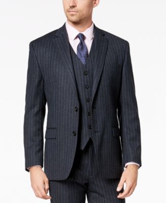 Ralph lauren black pinstripe suit best sale