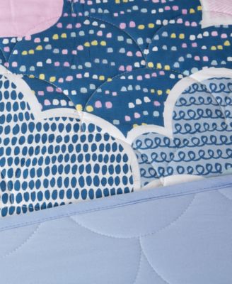 Intelligent Design Cloud Reversible Coverlet Set, Daybed