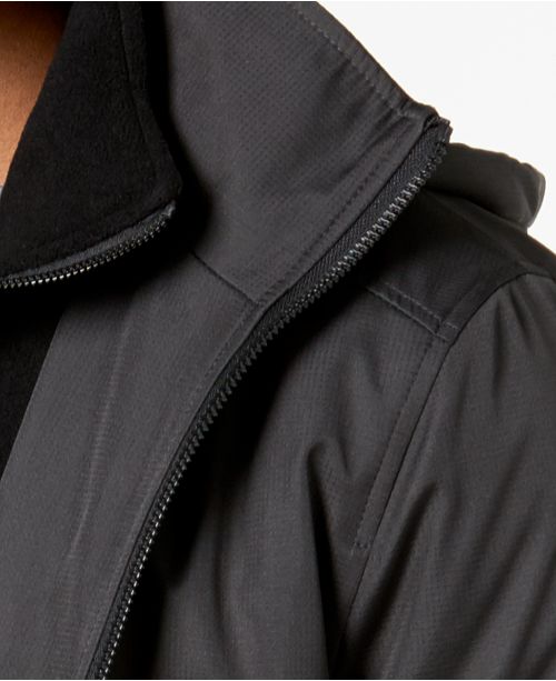 Calvin Klein Men S Ripstop Full Zip Jacket With Fleece Bib