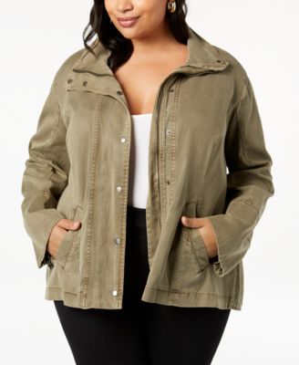 Lucky Brand - Trendy Plus Size Peplum Jacket