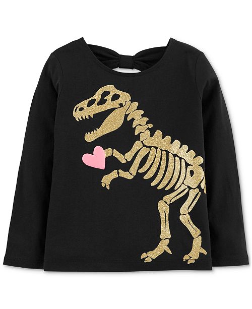 Carter S Toddler Girls Glitter Dino Graphic Cotton Shirt Reviews