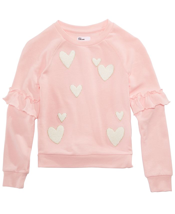 Epic Threads Big Girls Graphic Sweatshirt, Created for Macy's - Macy's