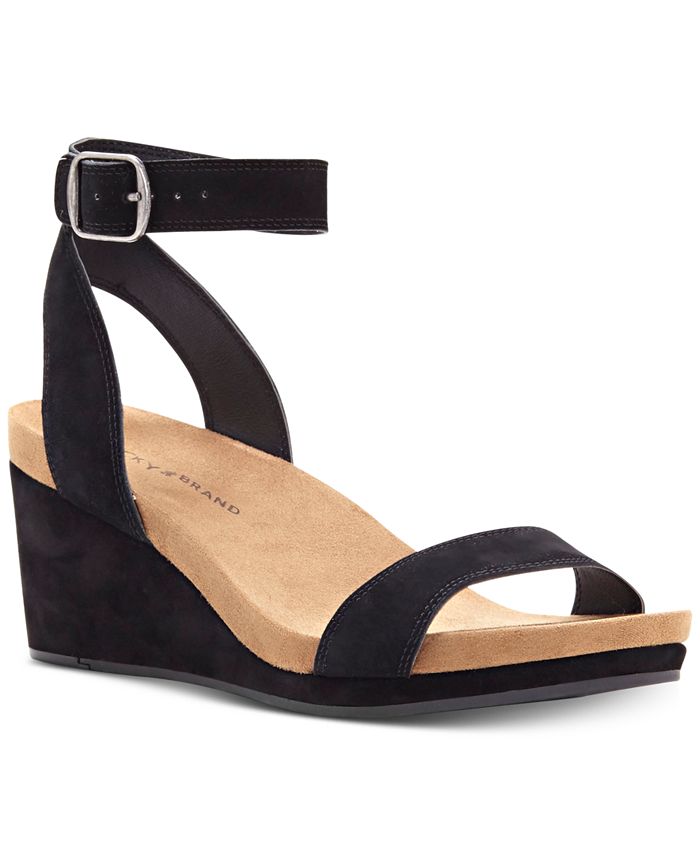 Lucky Brand Karston Wedge Sandals & Reviews - Sandals - Shoes - Macy's