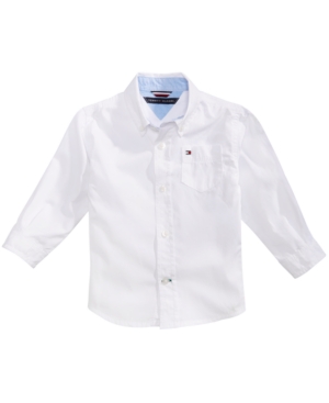 image of Tommy Hilfiger Baby Boys Classic Button Down Shirt