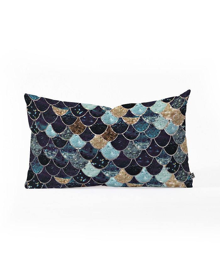 Deny Designs Monika Strigel Really Mermaid Mystic Blue Oblong