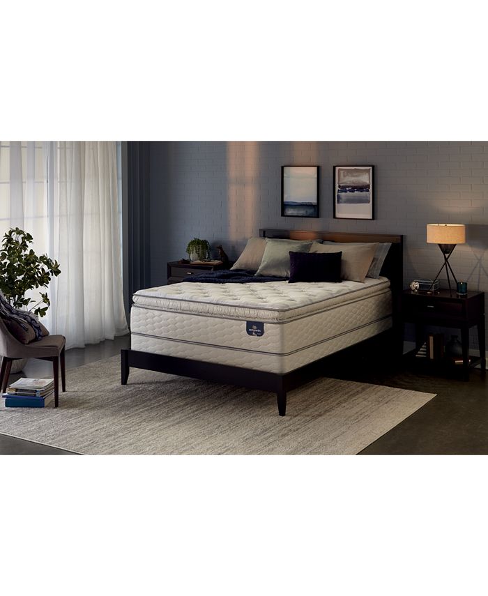 Serta Sertapedic 14" Cassaway Plush Pillow Top Mattress Queen Macy's