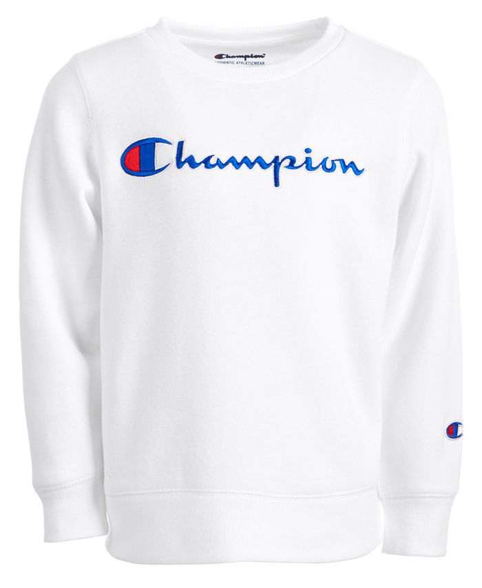 Champion Little Girls Heritage Logo Sweatshirt - Macy's