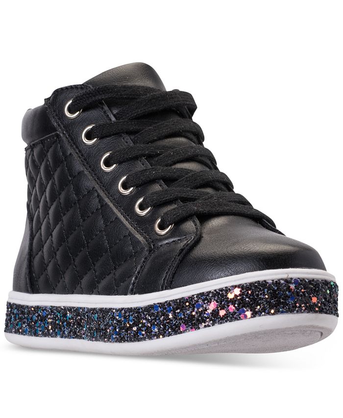 Steve Madden Little Girls JCaffire Mid Cut Casual Sneakers from
