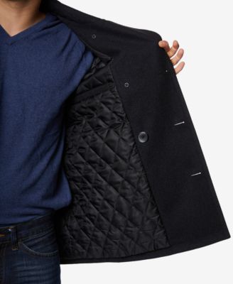 Men's Three-Button Peacoat 