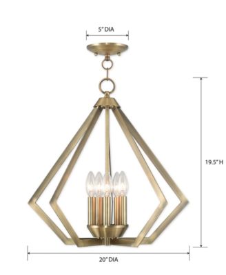 Prism 5- Light Metal Pendant