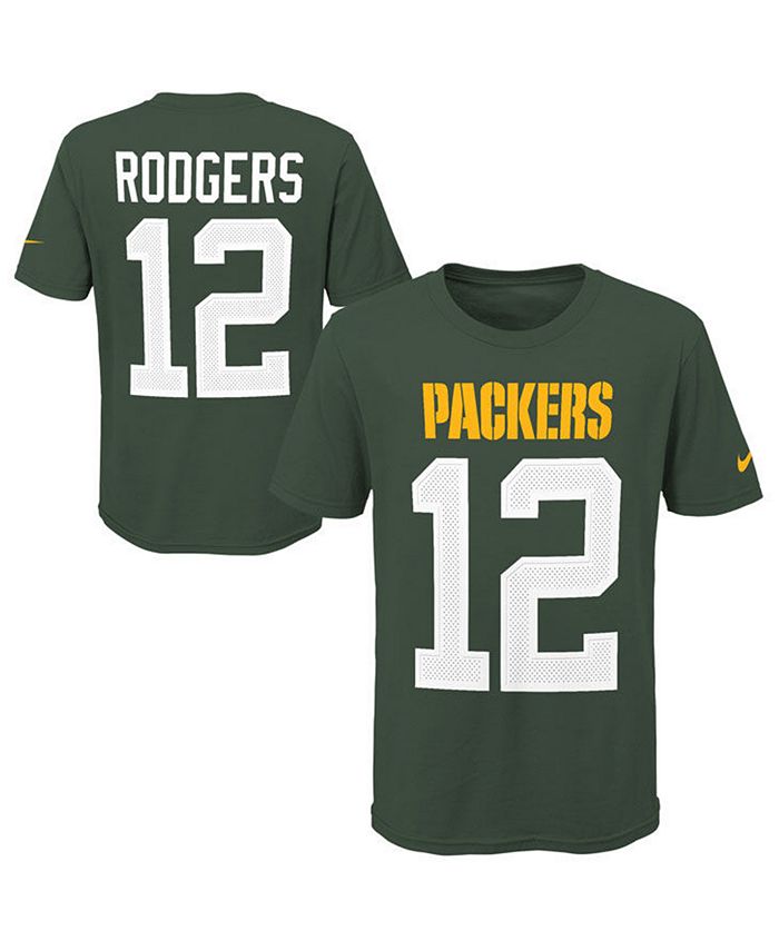 Nike Aaron Rodgers Green Bay Packers Pride Name & Number 3.0 T-Shirt, Big  Boys (8-20) - Macy's