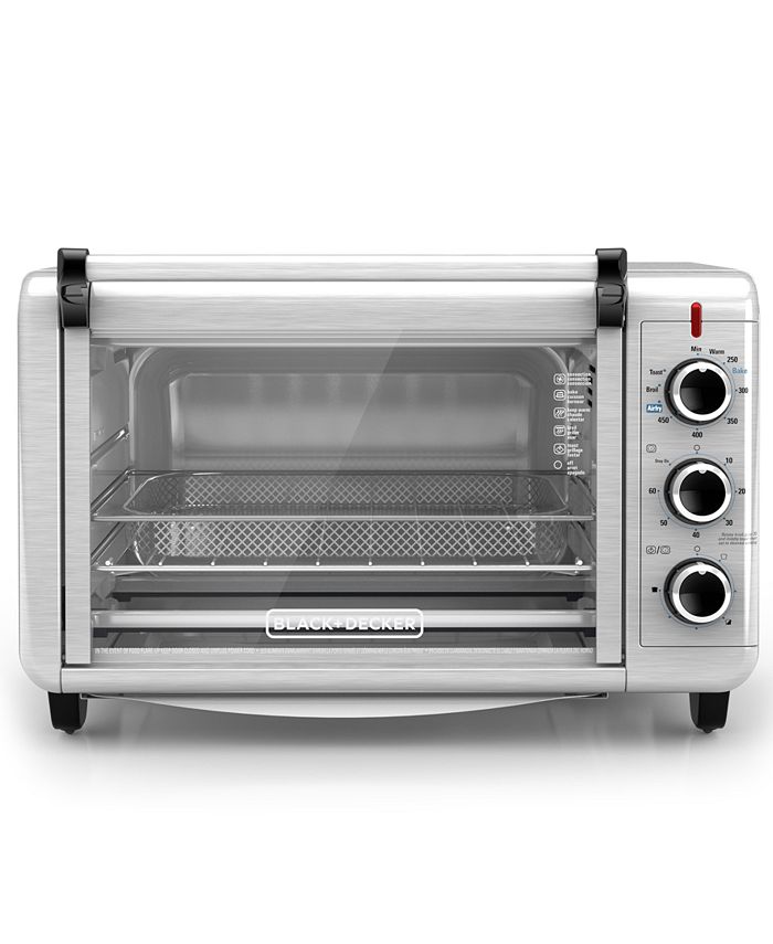 Black & Decker Crisp and Bake Air Fryer Toaster Oven Macy