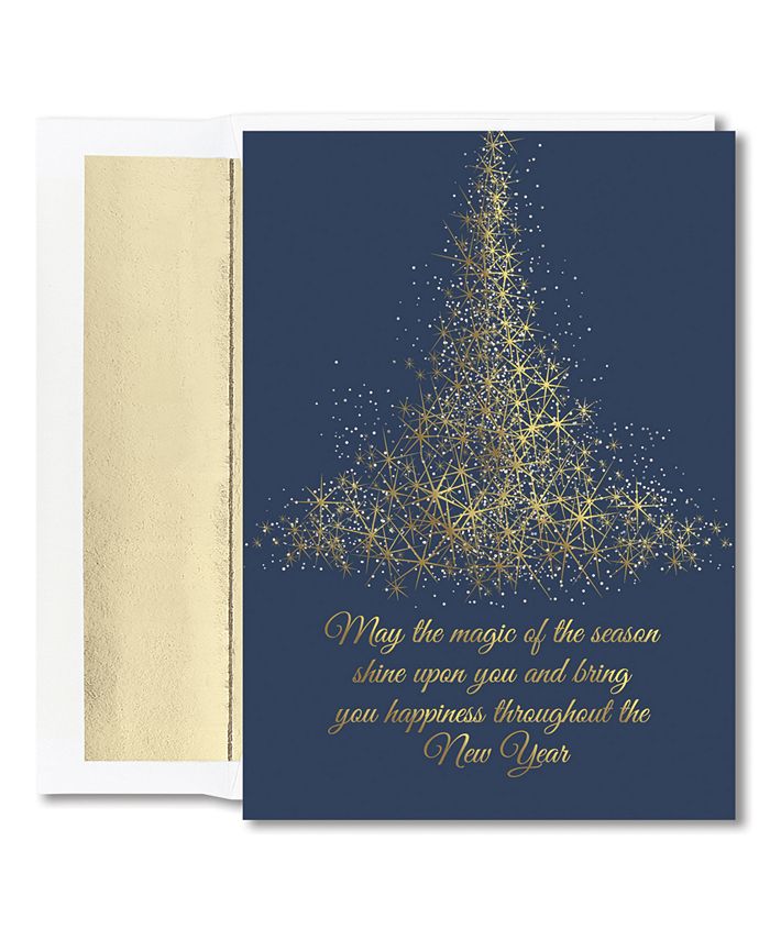 Masterpiece Studios Sparkling Tree Boxed Cards - Macy's