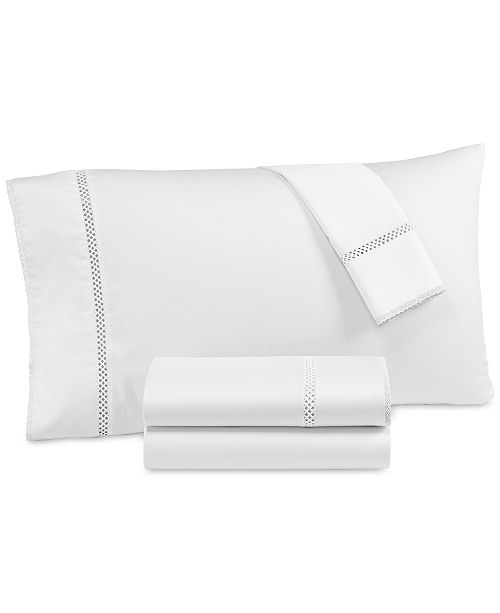 Martha Stewart Collection Signature 4Pc. White Lattice California King