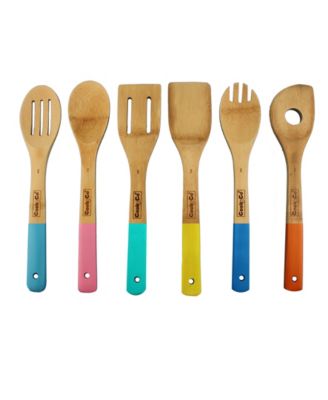 CooknCo Set of 6 Bamboo Utensil Set