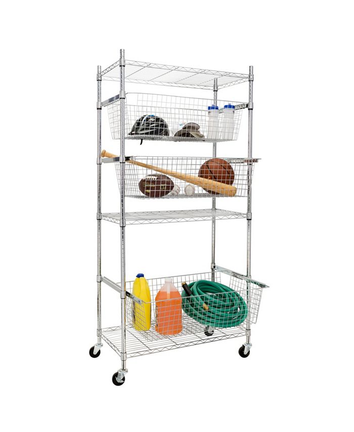 Honey Can Do AllStar Sports Shelving Black Macy's