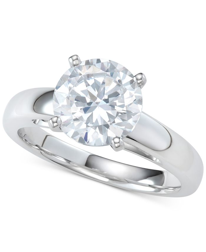Round Diamond Engagement Ring Keychain Key Chain Wedding Bridal Favors giving 