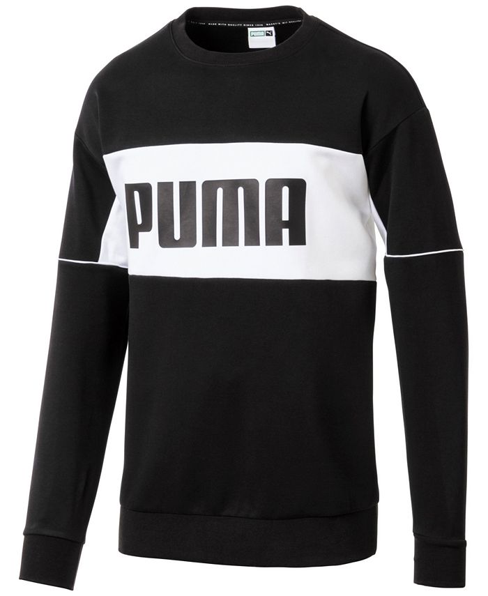 Puma Men's Colorblocked Relaxed Sweatshirt - Macy's
