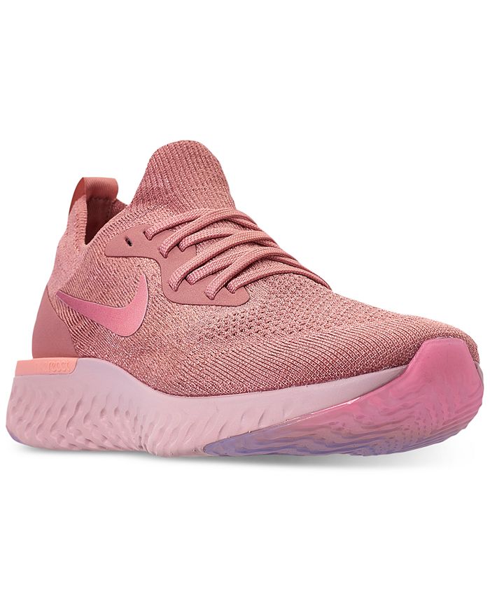 Nike Women's Epic React Flyknit Running Sneakers from Finish Line Macy's
