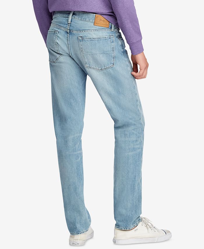 Polo Ralph Lauren Men's Big & Tall Hampton Relaxed Straight Jeans - Macy's