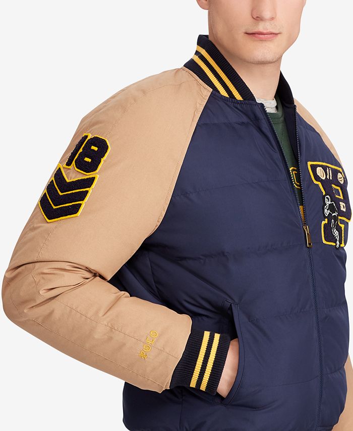 Polo Ralph Lauren Men's Letterman Jacket Macy's