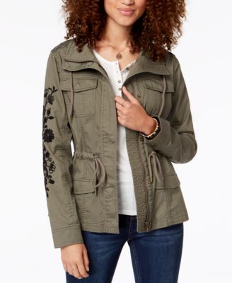 American Rag - Juniors' Embroidered Cargo Jacket