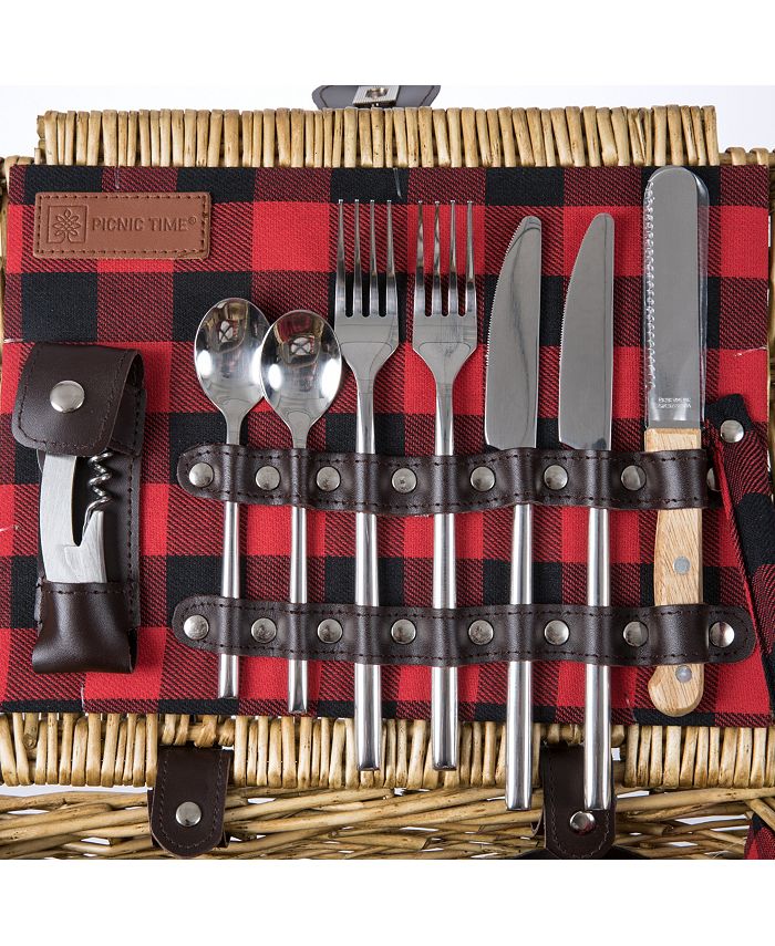 Picnic Time Somerset Red Picnic Basket Macy's
