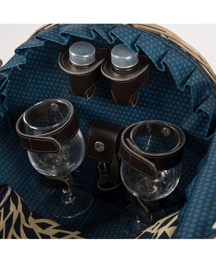 Picnic Time Dahlia Barrel Picnic Basket Macy's