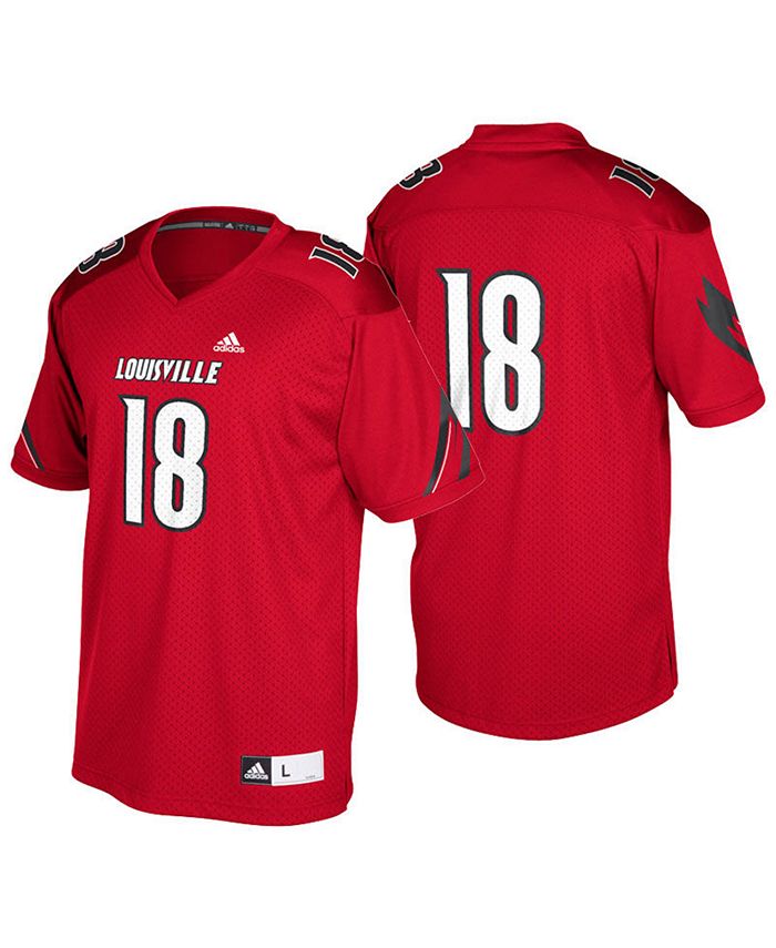 adidas Men's Louisville Cardinals Replica Football Jersey Macy's