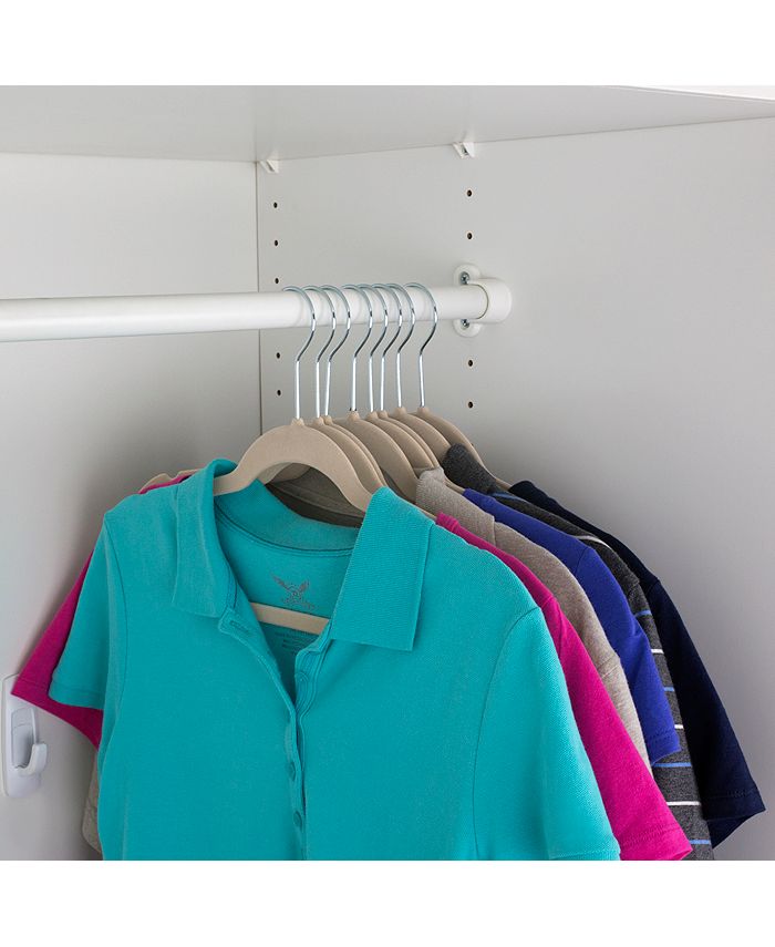 Sunbeam Velvet Flocked Suit Hanger, Pack of 2 Macy's