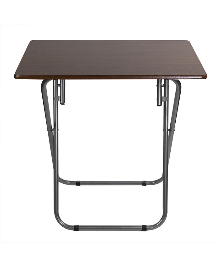 Home Basics Tv Jumbo Folding Table, Cherry Macy's