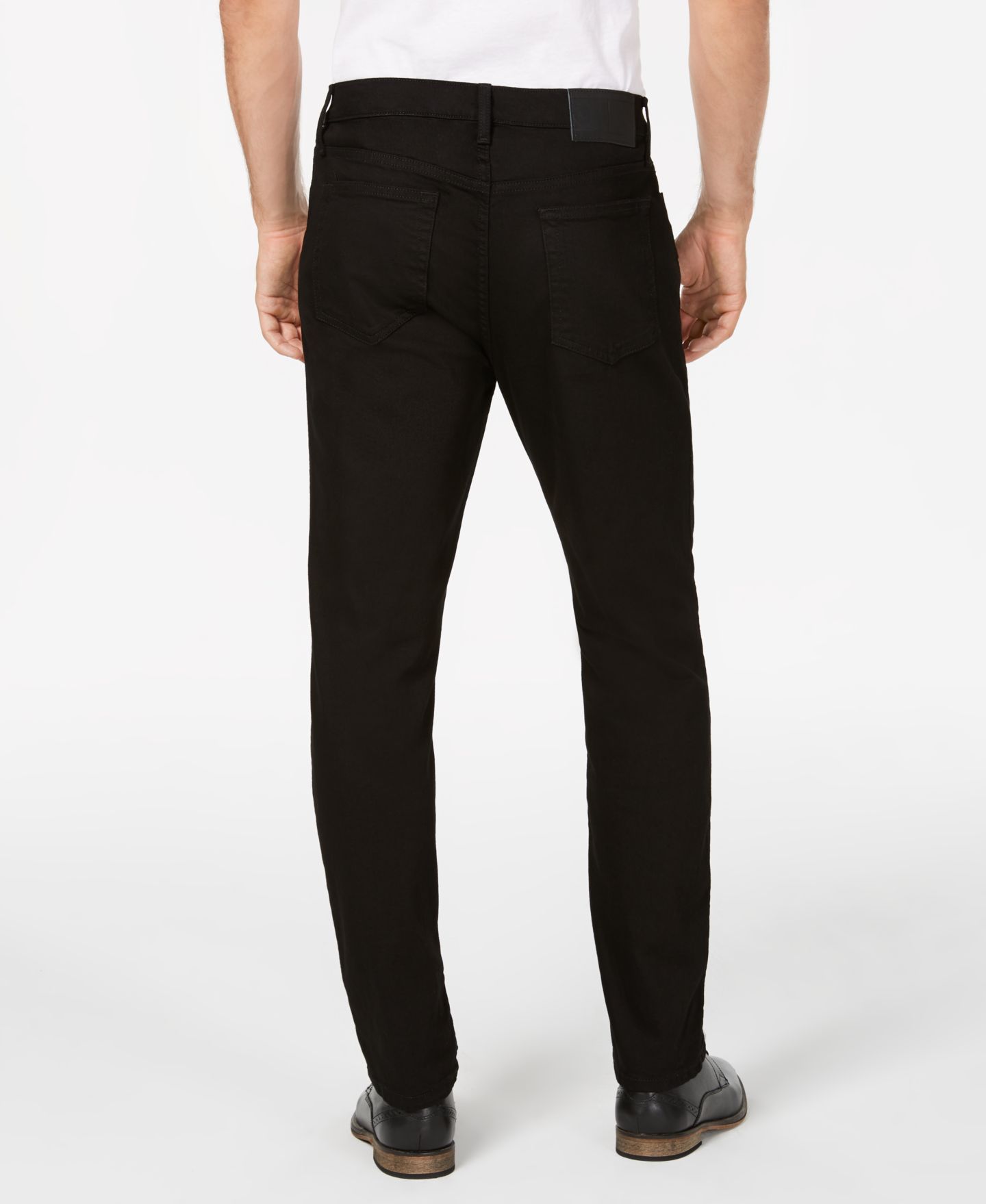Мужские джинсы Tommy Hilfiger Big & Tall Straight Fit Stretch, цвет: Чёрный джинсовый — фото 2