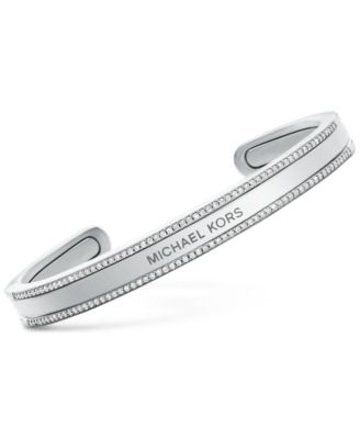 silver bracelet michael kors