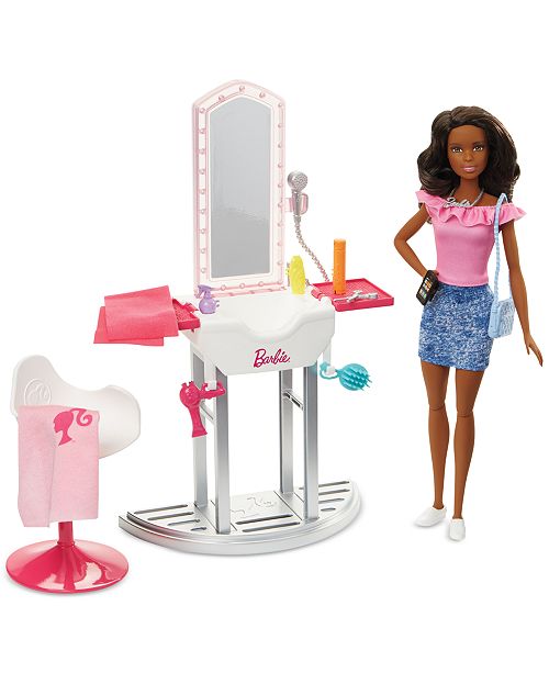  Barbie  Doll Salon Playset  Reviews Home Macy s