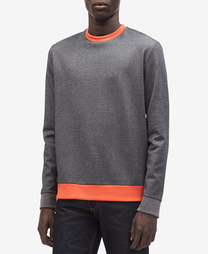 Calvin Klein Men's Colorblocked Two-Tone Sweatshirt - Macy's