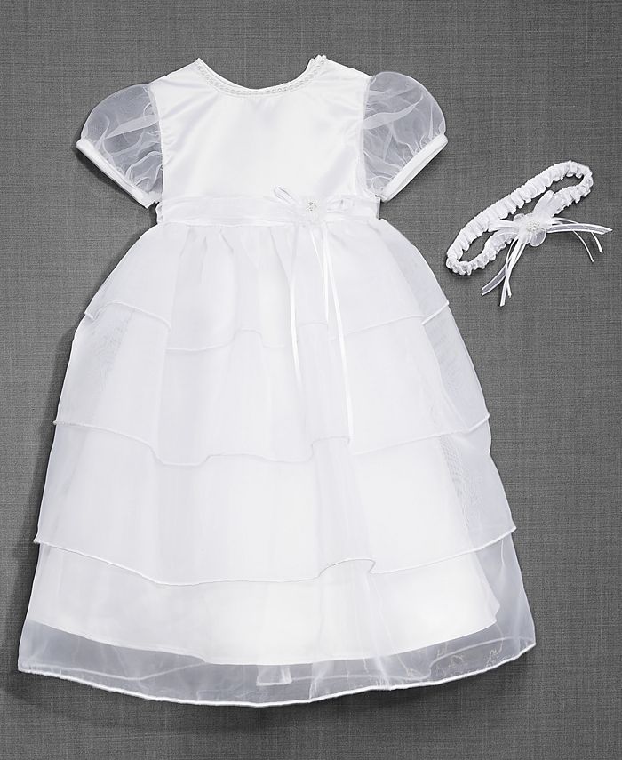 Lauren Madison Baby Girls Christening Dress Headband Macy s