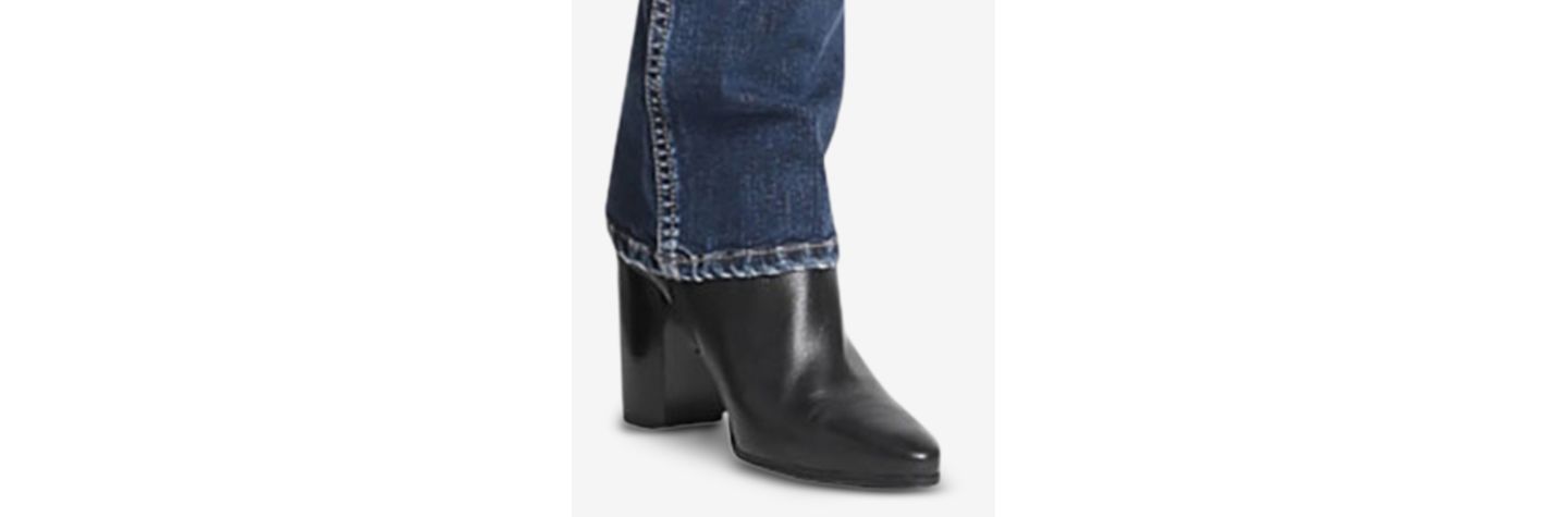Женские джинсы Silver Jeans Co. Suki Mid Rise Stretchy Slim Bootcut, цвет: Индиго — фото 5