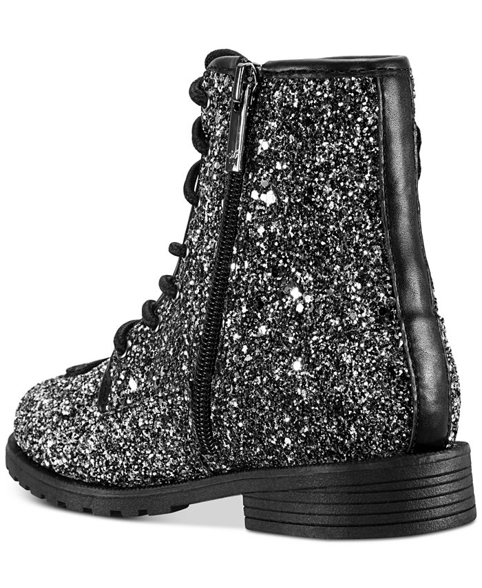 Nina Toddler, Little & Big Girls Whitney Chunky Glitter Boots - Macy's
