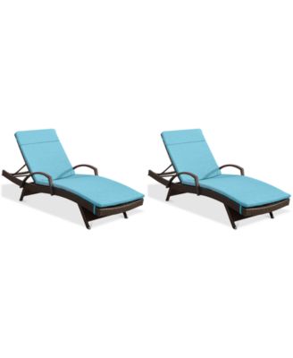 Hayden Outdoor Chaise Lounge (Set Of 2)