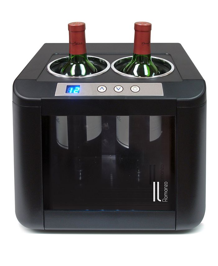 Vinotemp - 2-bottle thermoelectric open wine cooler