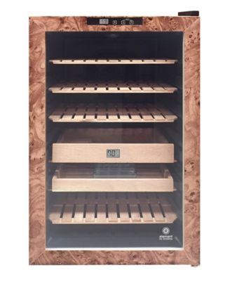 Vinotemp - Wood finish cigar humidor