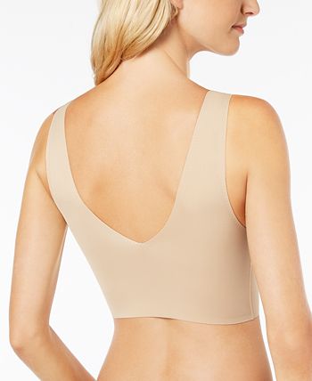 Calvin Klein Women's Invisibles Comfort Seamless Lightly Lined V