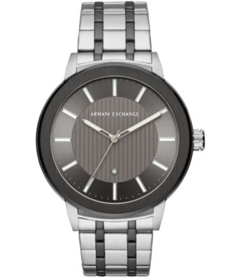 Two-Tone Stainless Steel Bracelet Watch 
