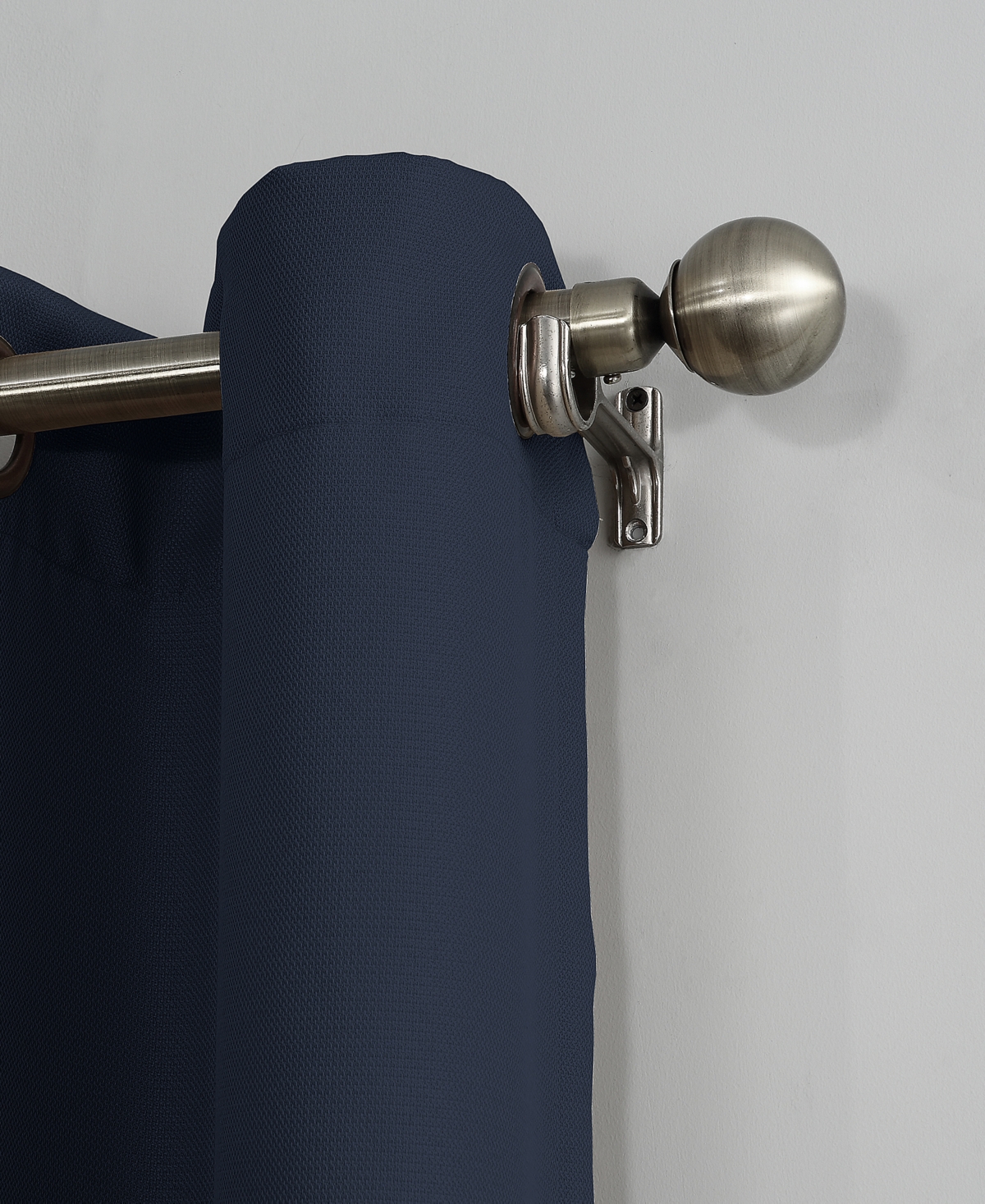 No. 918 Montego Casual Textured Semi-Sheer Grommet Curtain Panel