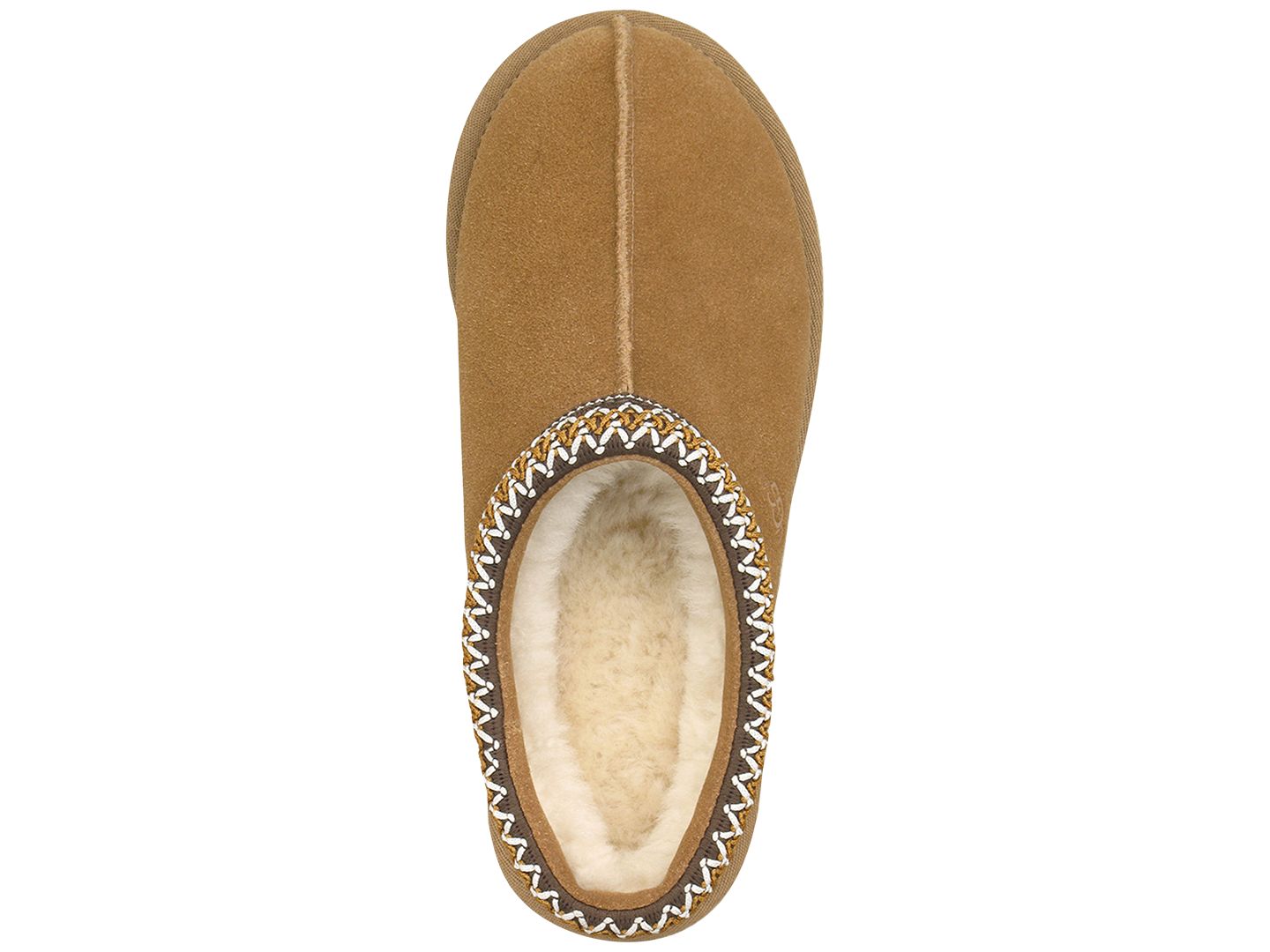 Женские тапочки UGG® Tasman Slippers, цвет: Каштановый — фото 4