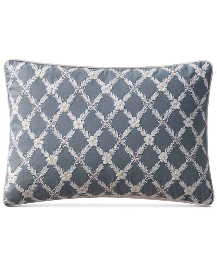 VCNY Home Posey Embroidered 14x20 Pillow Macy's