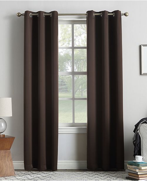 Sun Zero Preston 40" x 108" Blackout Grommet Curtain Panel & Reviews