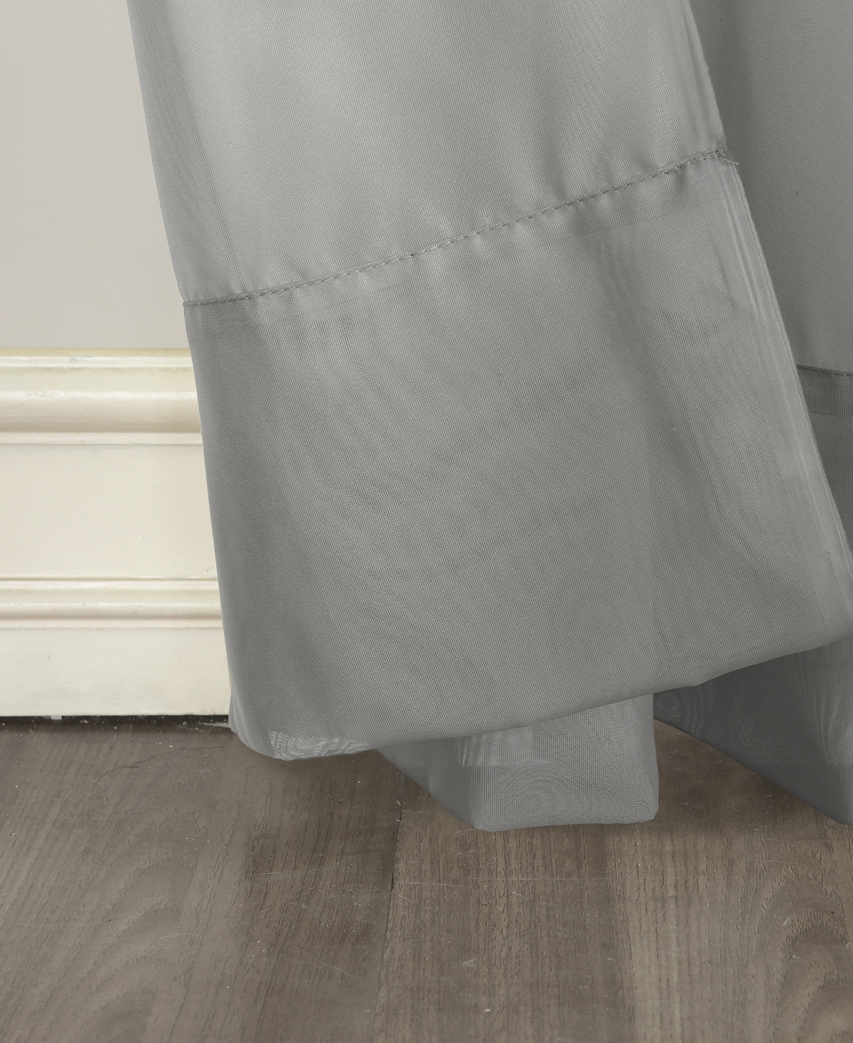 No. 918 Sheer Voile Rod Pocket Curtain Panel