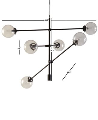 Cyrus Metal & Glass Chandelier